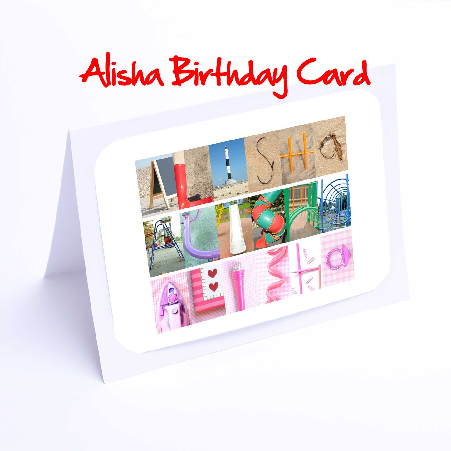 Abbie - Alisha Girls Birthday Card - Abbie, Abigail, Aimee, Alanna, Alexa, Alexis, Alice, Alicia, Alisha, Any name - Any name - Girls Cards