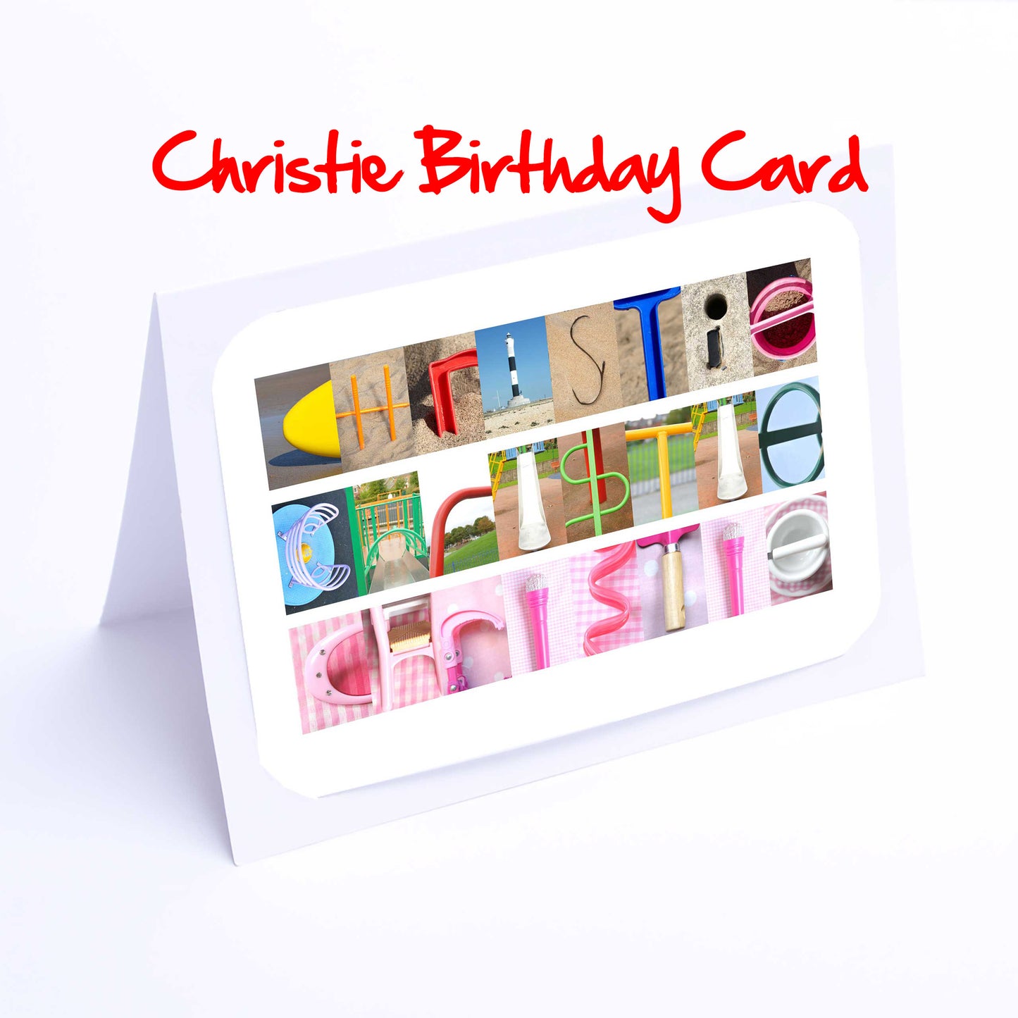 Cha -Cou Girls Personalised Card - Charlotte, Chelsea, Chloe, Christie, Claire, Clare, Courtney Any name - Personalised Cards