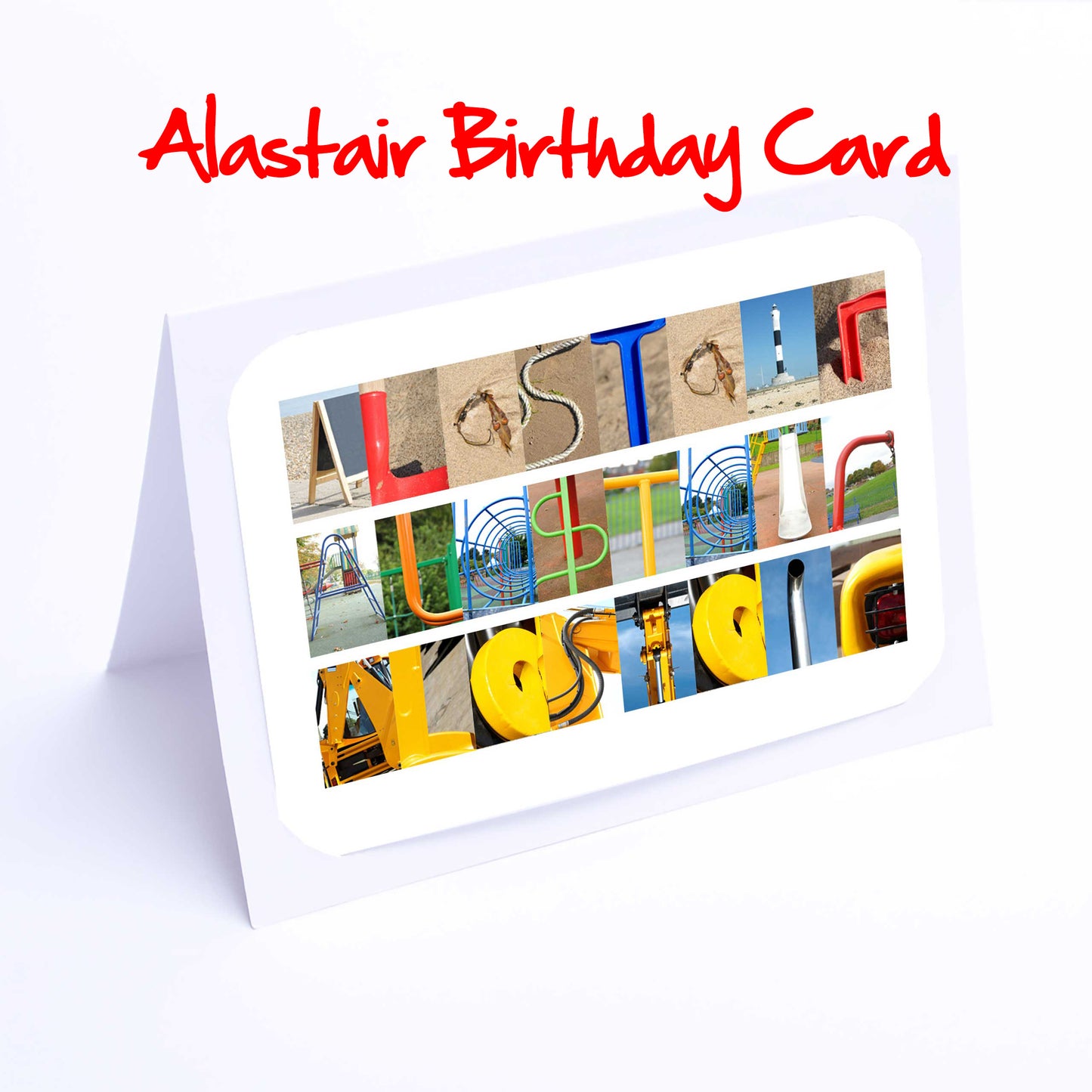 Aa - Al Boys Personalised Card Aaron, Adam, Adrian, Aidan, Alastair, Albert, Alec, Aled, Alex Any Name Any name - Boys Birthday Cards