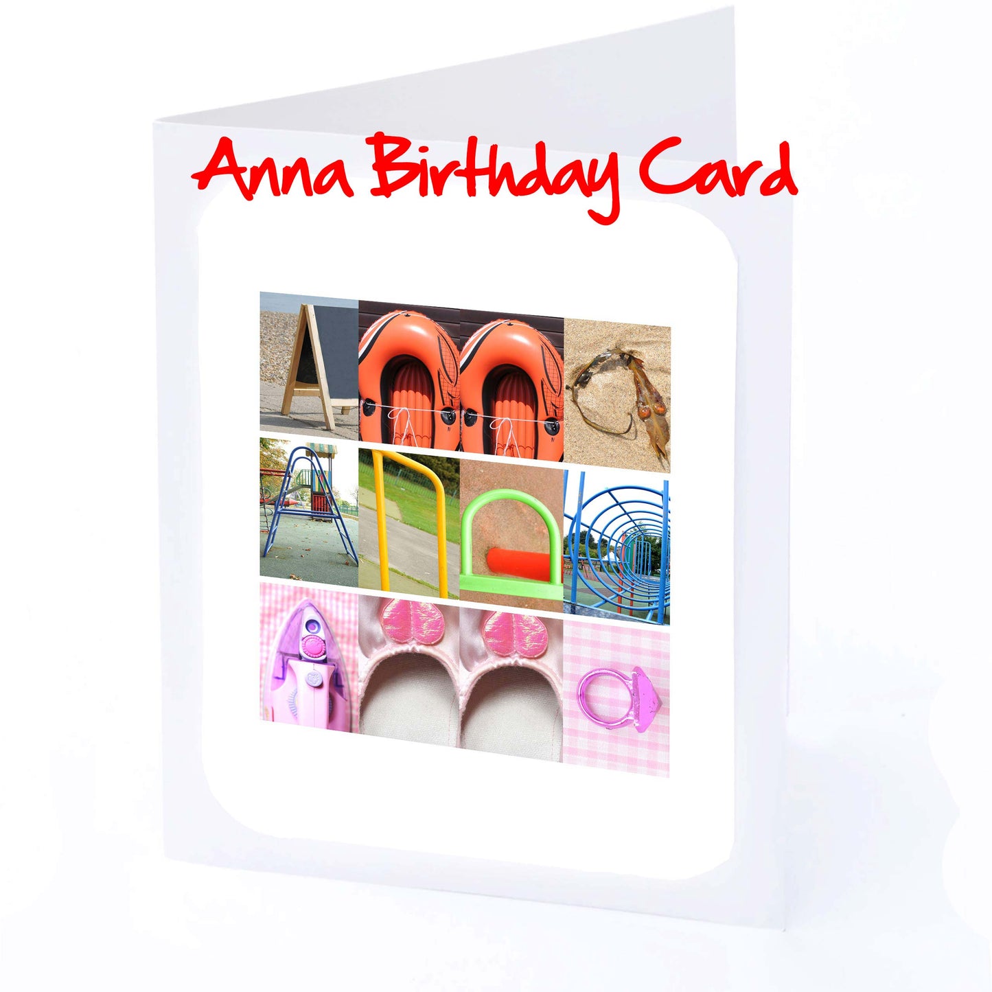 Ame - Anya Girls Personalised Card - Amanda, Amber, Amelia, Amelie, Amie,Amy, Angela,Anja, Anya, Any name - Girls Birthday Cards