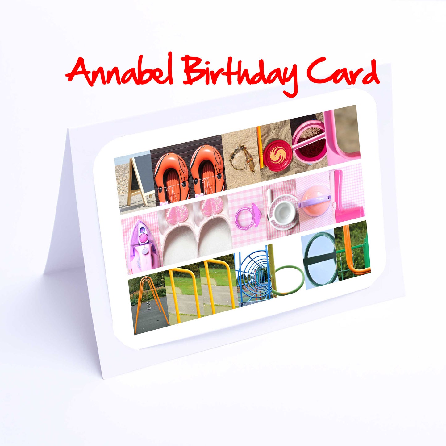 Ame - Anya Girls Personalised Card - Amanda, Amber, Amelia, Amelie, Amie,Amy, Angela,Anja, Anya, Any name - Girls Birthday Cards