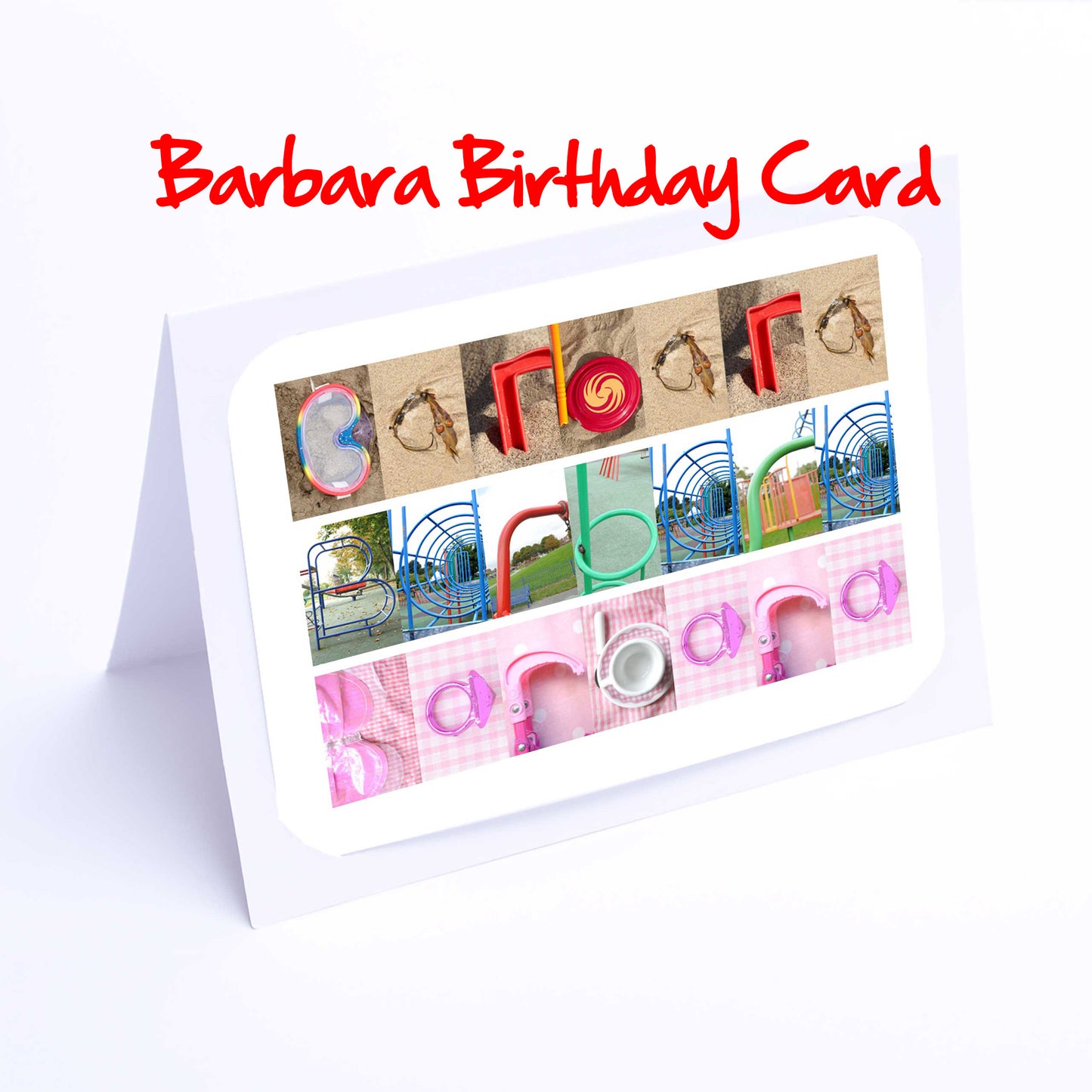 Anna - Bea Girls Personalised Card - Anna, Annabel, Anne, Ashlinm, Ava, Barbara, Beatrice, Beatrix, Any name - Girls Birthday Cards