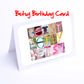 Bet- Bry Girls Personalised Card - Beth, Bethan, Bethany, Betsy, Betty, Bobbie, Brittany, Brooke, Bryony Any name - Girls Birthday  Cards