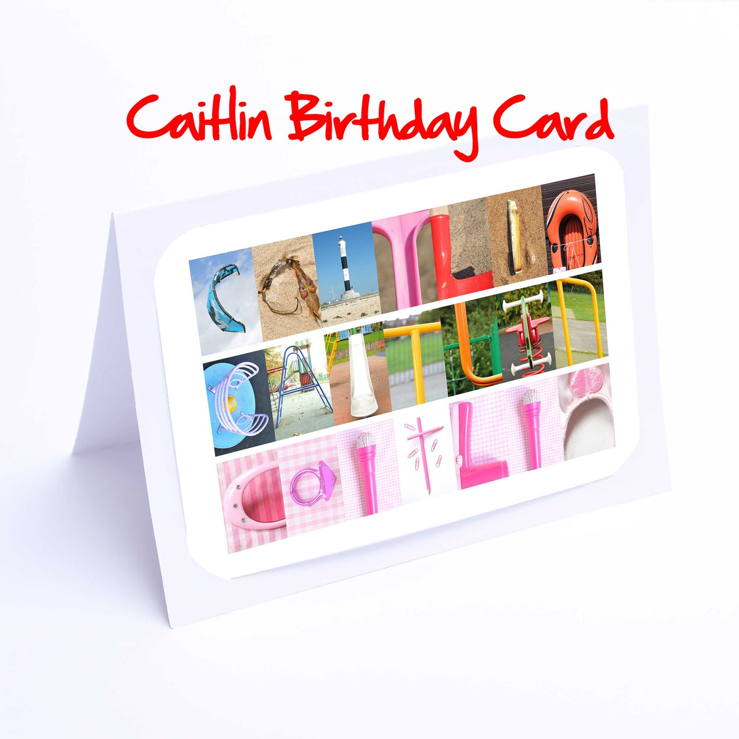 Cha -Cou Girls Personalised Card - Charlotte, Chelsea, Chloe, Christie, Claire, Clare, Courtney Any name - Personalised Cards