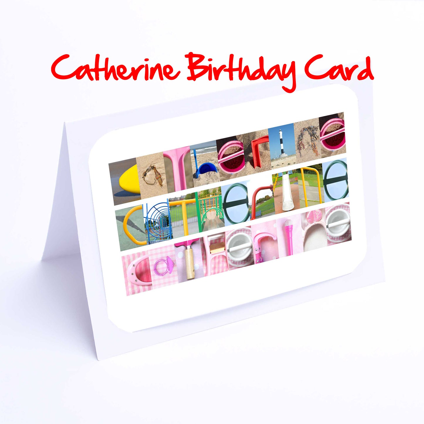 Cha -Cou Girls Personalised Card - Charlotte, Chelsea, Chloe, Christie, Claire, Clare, Courtney Any name - Personalised Cards