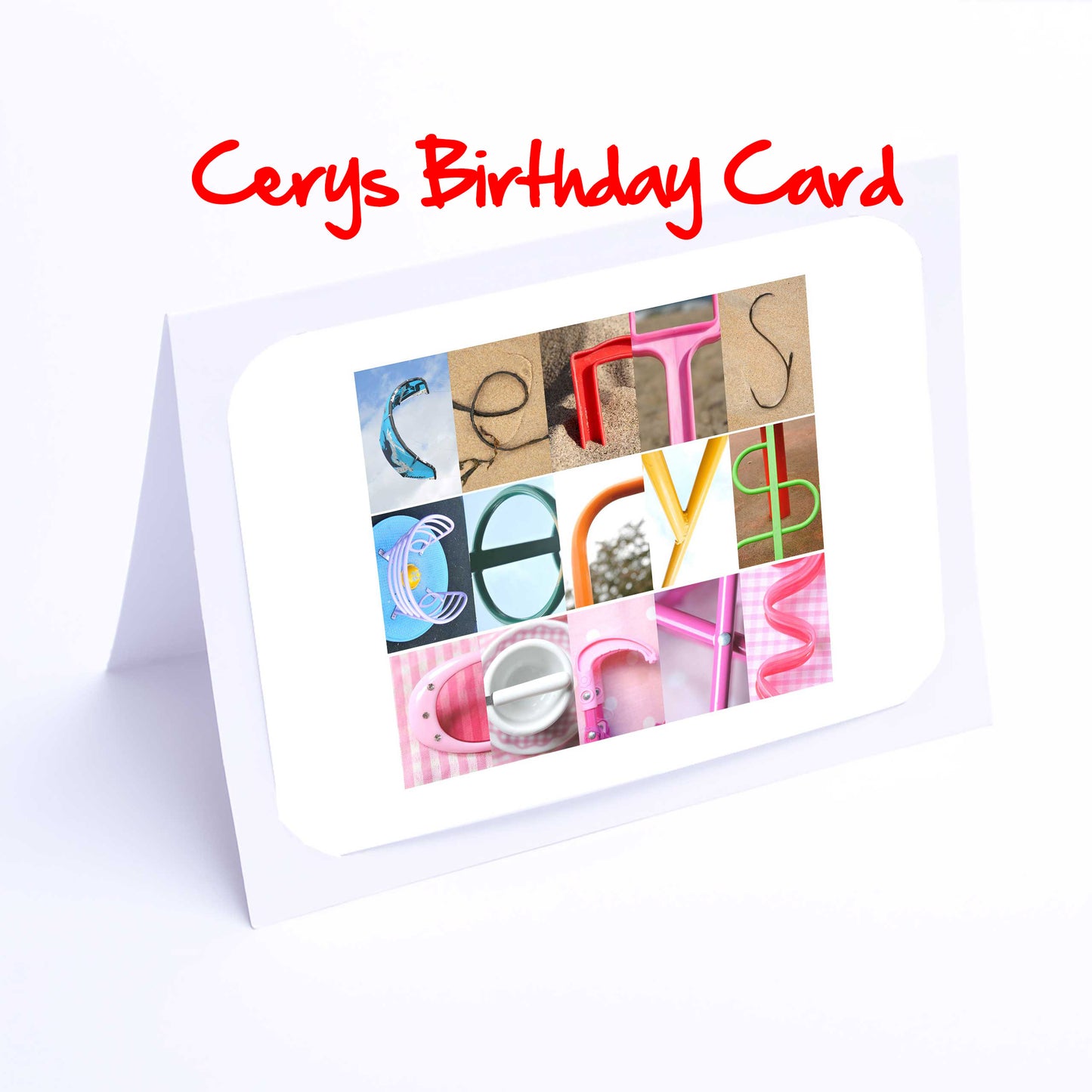 Cha -Cou Girls Personalised Card - Charlotte, Chelsea, Chloe, Christie, Claire, Clare, Courtney Any name - Personalised Cards