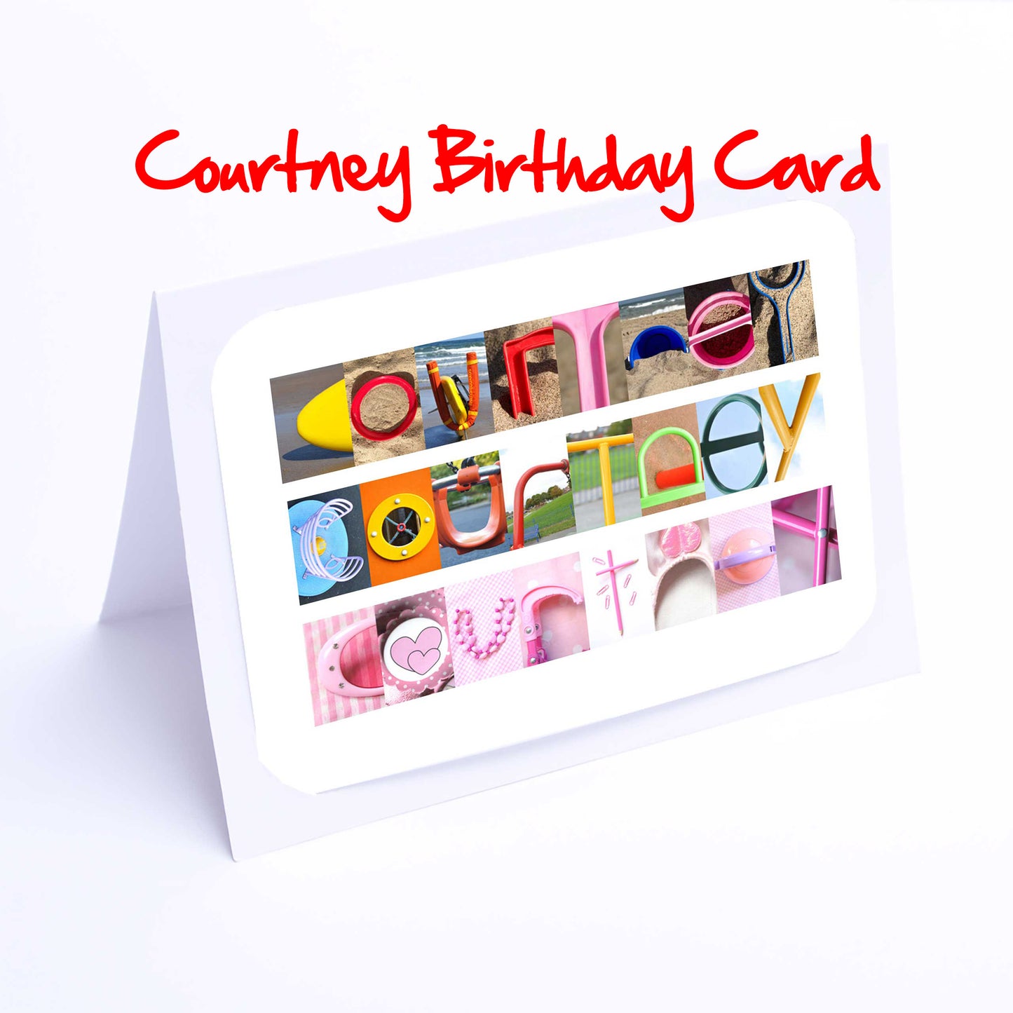 Cha -Cou Girls Personalised Card - Charlotte, Chelsea, Chloe, Christie, Claire, Clare, Courtney Any name - Personalised Cards