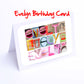 Eva - Flora Girls Personalised Card - Eva, Eve, Evelyn, Evie, Faith, Felicity, Fiona, Flora, Florence, Any name - Personalised Girls Cards