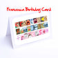 Eva - Flora Girls Personalised Card - Eva, Eve, Evelyn, Evie, Faith, Felicity, Fiona, Flora, Florence, Any name - Personalised Girls Cards