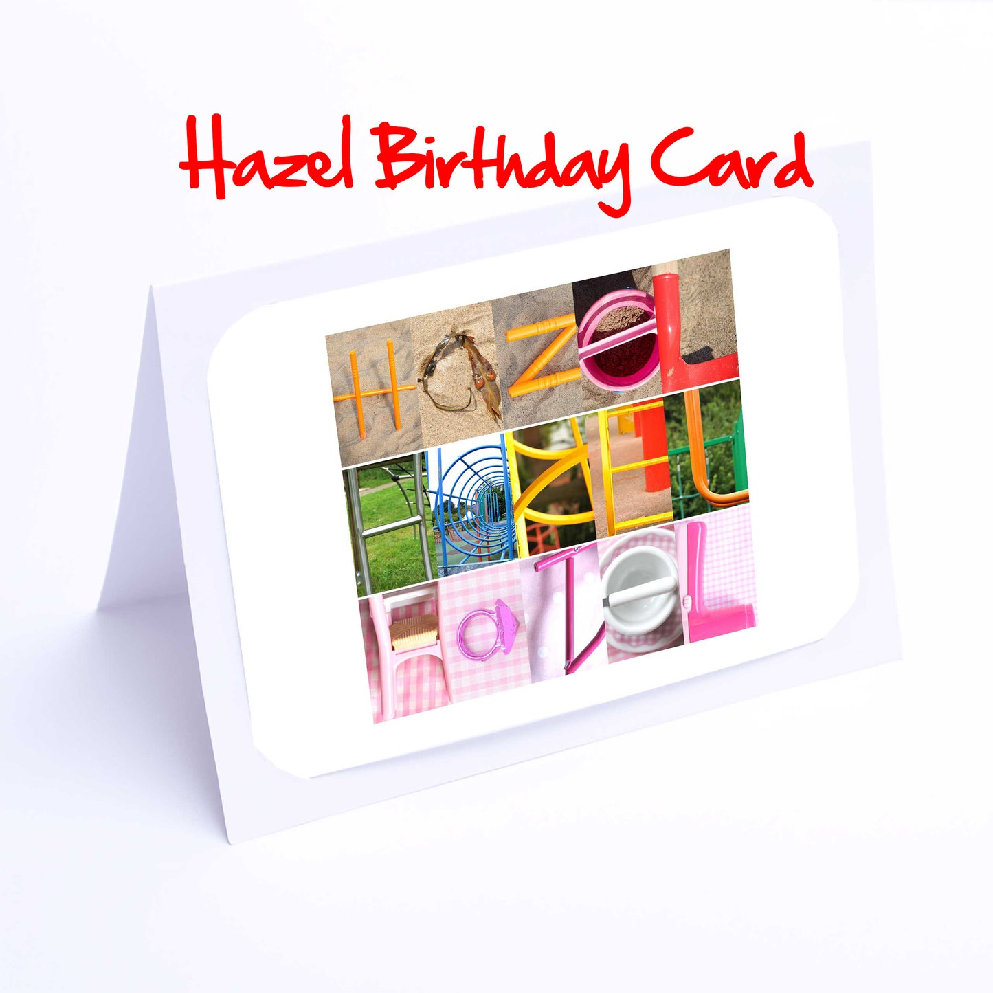 Hannah - Hope Girls Personalised Card - Hannah, Harriet, Hazel, Heather, Heidi, Helen, Holly, Hope - Girls BirthdayCard
