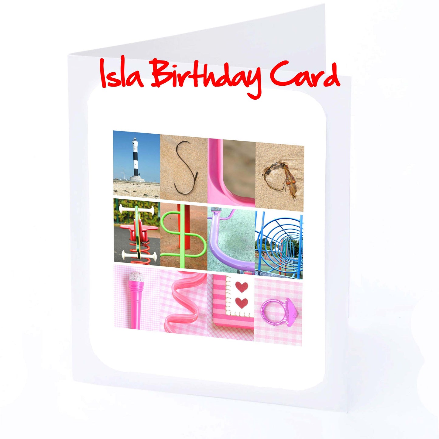 Imo - Ivy Girls Personalised Card - Imogen, India, Iris, Isabel, Isabella, Isabelle, Isla, Isobel, Issy, Ivy, Any name - Personalised Girls Cards