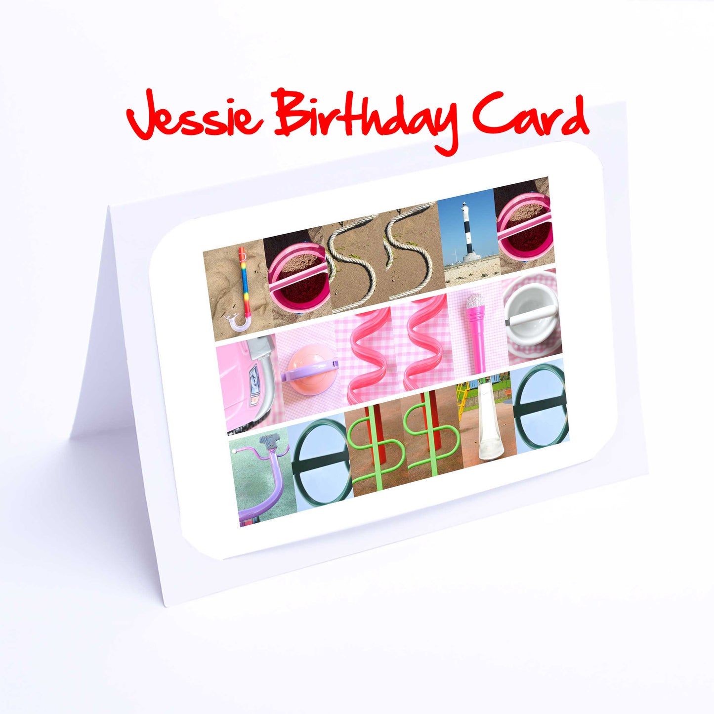 Jade - Janice Girls Personalised Card - Jade, Jasmine, Jemma, Jenna, Jenny, Jess, Jessica, Jessie Any name - Personalised Girls Cards