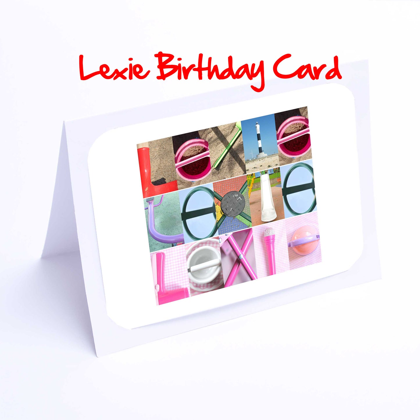 Lacey - Lexi Girls Personalised Card - Lacey, Lara, Laura, Lauren, Layla, Leah, Leila, Leonie, Lexi Any name - Personalised Girls Cards
