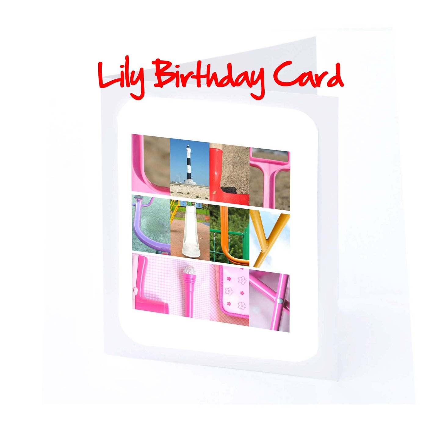 Libby - Lucy Girls Personalised Card - Libby, Liberty, Lilly, Lily, Lisa, Lois, Lorna, Lottie, Lucy Any name - Personalised Girls Cards