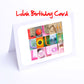 Libby - Lucy Girls Personalised Card - Libby, Liberty, Lilly, Lily, Lisa, Lois, Lorna, Lottie, Lucy Any name - Personalised Girls Cards