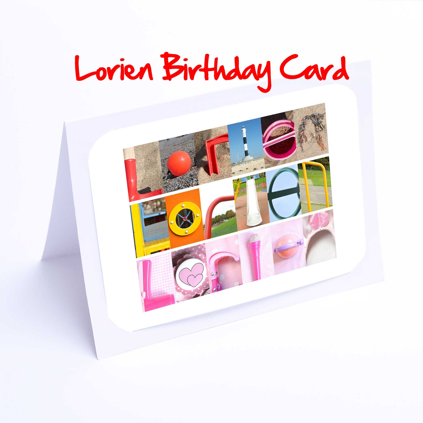 Libby - Lucy Girls Personalised Card - Libby, Liberty, Lilly, Lily, Lisa, Lois, Lorna, Lottie, Lucy Any name - Personalised Girls Cards