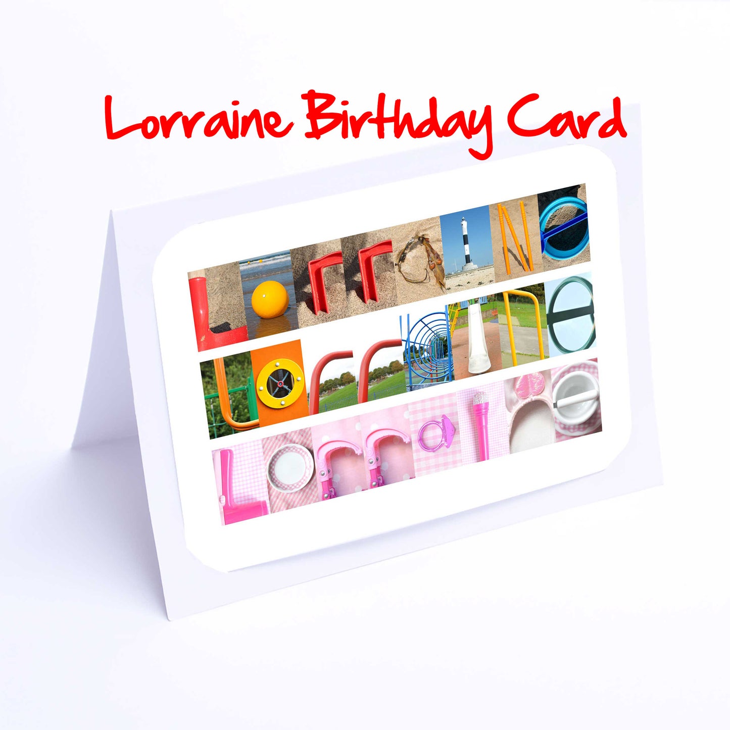 Libby - Lucy Girls Personalised Card - Libby, Liberty, Lilly, Lily, Lisa, Lois, Lorna, Lottie, Lucy Any name - Personalised Girls Cards
