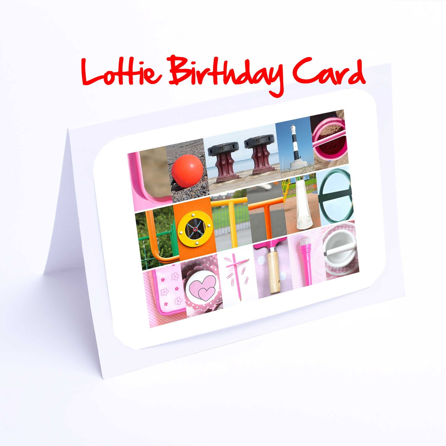 Libby - Lucy Girls Personalised Card - Libby, Liberty, Lilly, Lily, Lisa, Lois, Lorna, Lottie, Lucy Any name - Personalised Girls Cards