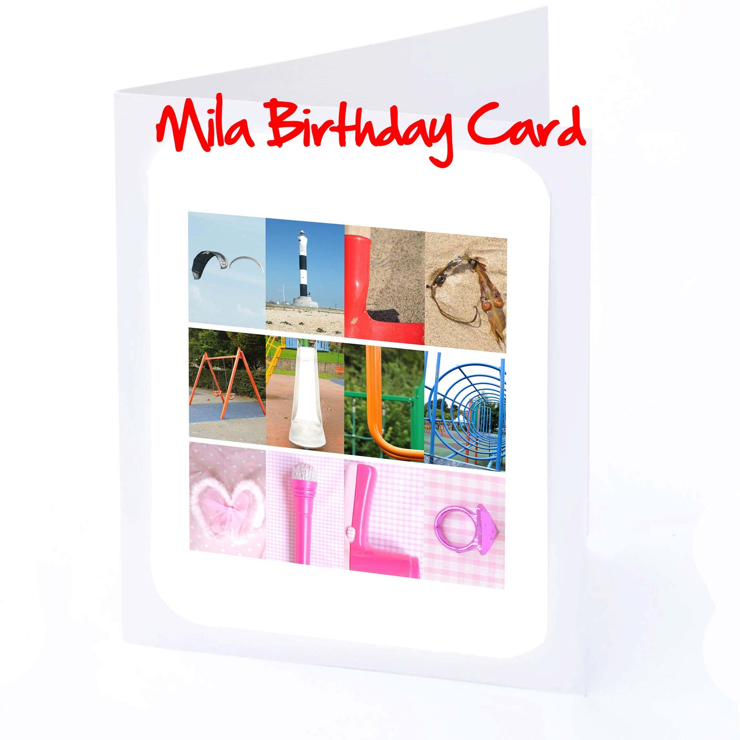 Megan - Molly Girls Personalised Card - Megan, Melanie, Melissa, Mia, Millie, Molly, Mollie, Morag, Any other name - Girls Birthday Cards