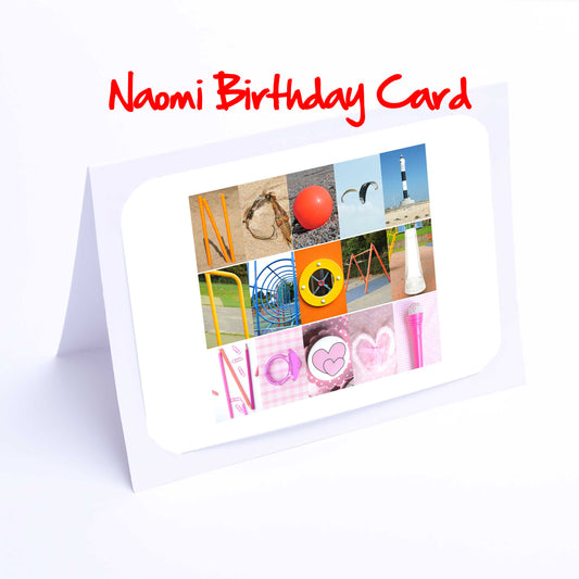 Naomi - Nyah Any name - Personalised Cards Naomi, Natalia, Natalie, Natasha, Neela, Neve, Niamh, Nicole, Nikki, Nyah, Any other name - Personalised cards
