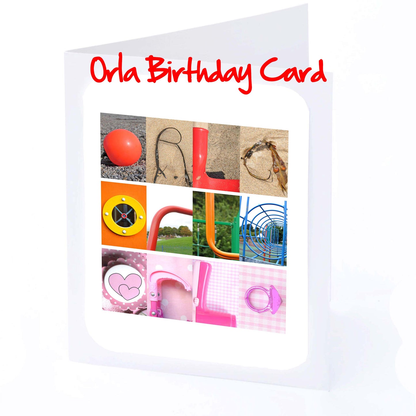 Olivia - Peggy Girls Personalised Card - Olivia, Orla, Paige, Peggy, Penelope, Phoebe, Pippa, Poppie, Poppy, Any name - Personalised Cards