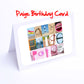 Olivia - Peggy Girls Personalised Card - Olivia, Orla, Paige, Peggy, Penelope, Phoebe, Pippa, Poppie, Poppy, Any name - Personalised Cards