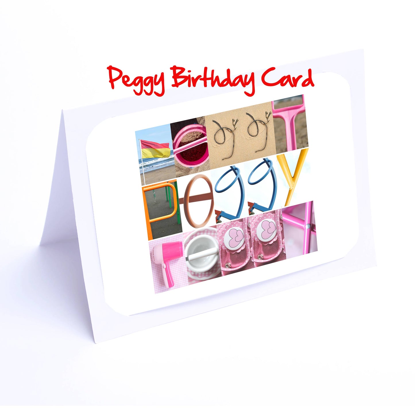 Olivia - Peggy Girls Personalised Card - Olivia, Orla, Paige, Peggy, Penelope, Phoebe, Pippa, Poppie, Poppy, Any name - Personalised Cards