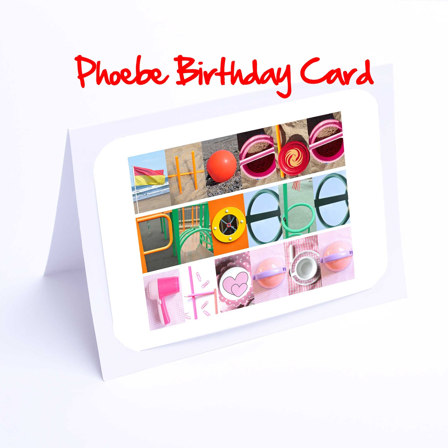 Olivia - Peggy Girls Personalised Card - Olivia, Orla, Paige, Peggy, Penelope, Phoebe, Pippa, Poppie, Poppy, Any name - Personalised Cards