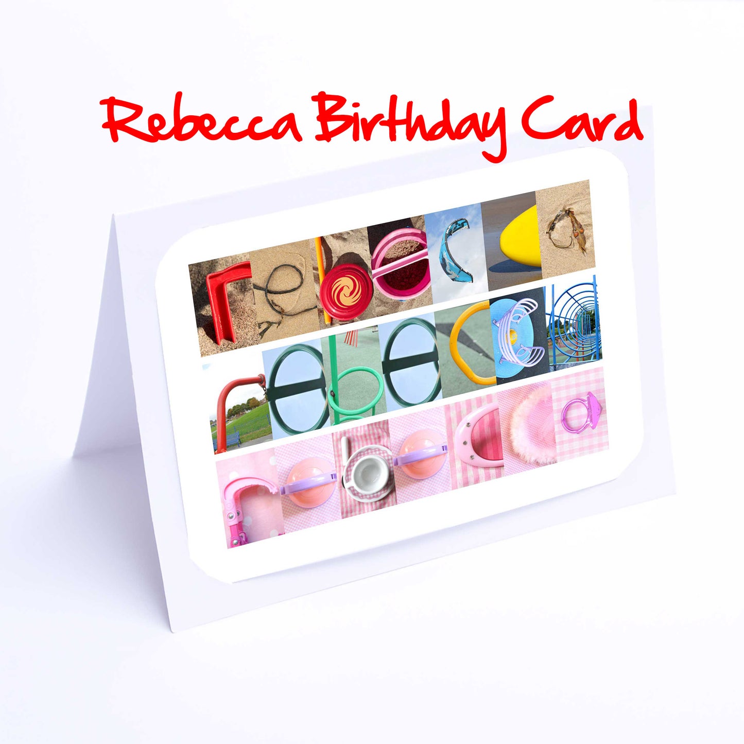 Rachel - Rebecca Girls Personalised Card - Rachel, Rebecca, Rhianna, Rhona, Rowan, Robyn, Rose, Ruby, Ruth Any name - Personalised Cards