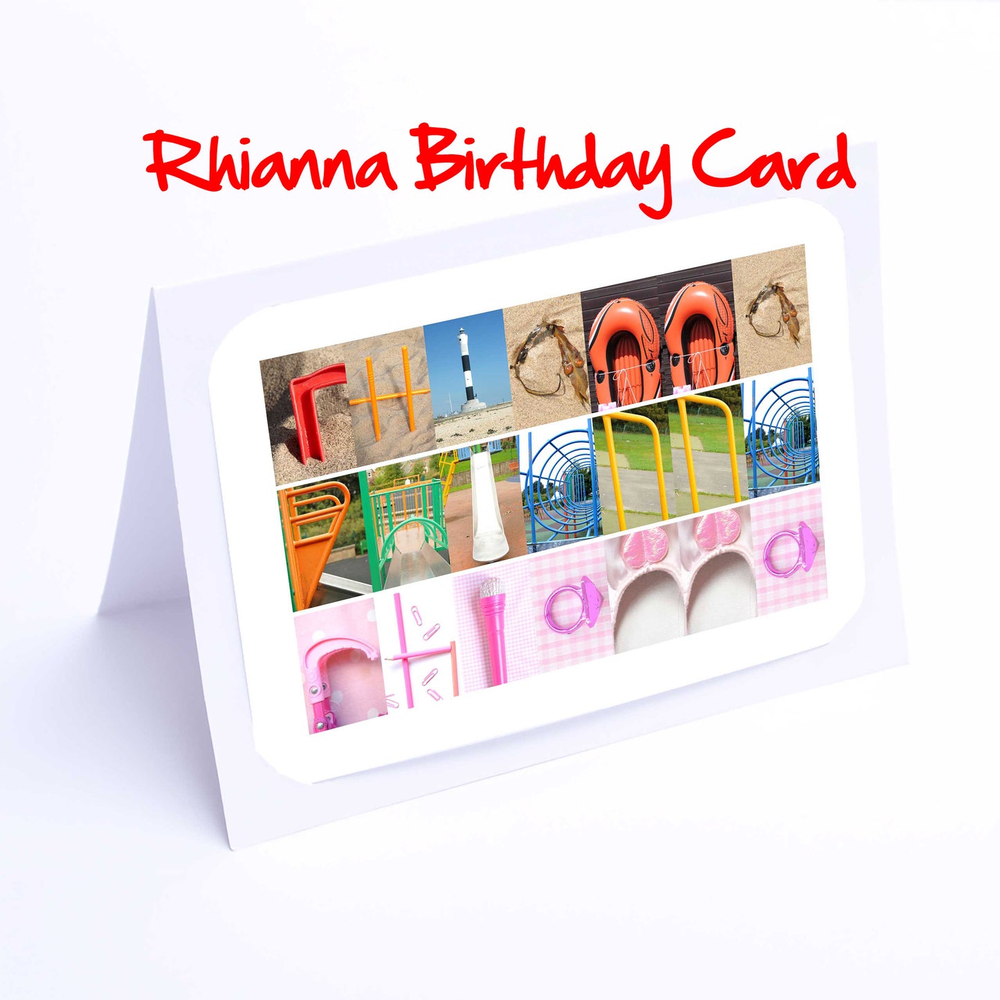 Rachel - Rebecca Girls Personalised Card - Rachel, Rebecca, Rhianna, Rhona, Rowan, Robyn, Rose, Ruby, Ruth Any name - Personalised Cards