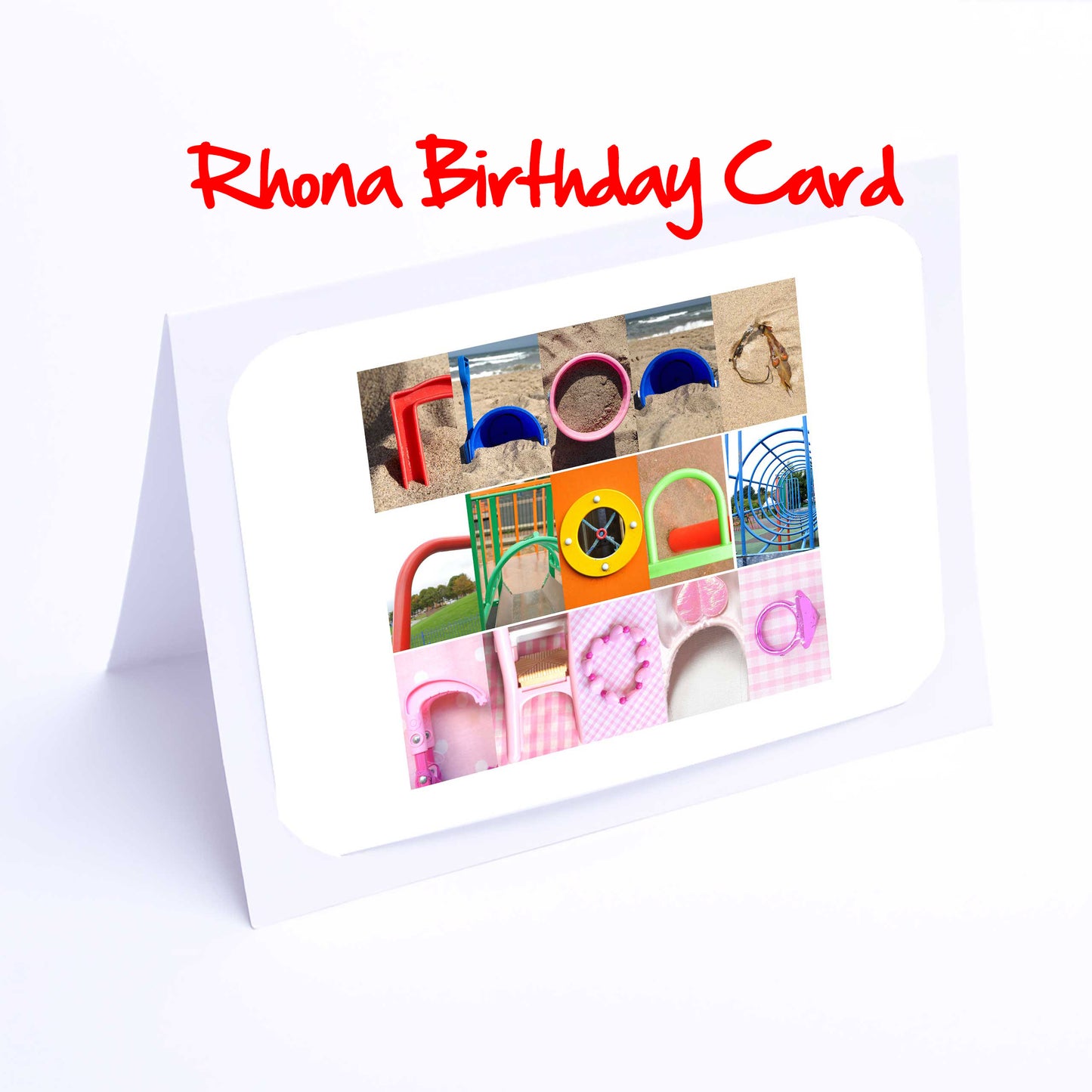 Rachel - Rebecca Girls Personalised Card - Rachel, Rebecca, Rhianna, Rhona, Rowan, Robyn, Rose, Ruby, Ruth Any name - Personalised Cards