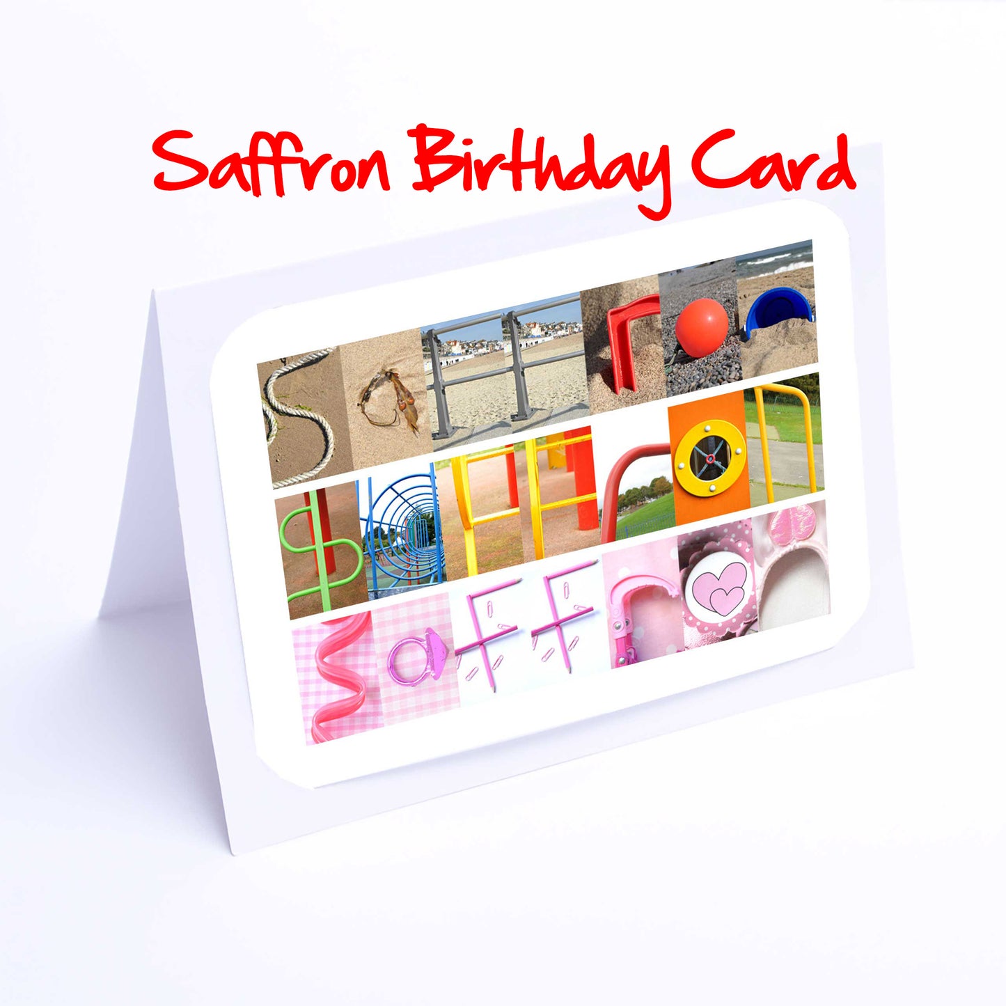 Sadie - Shannon Girls Personalised Card - Sadie, Saffron,Sally, Sara, Sarah, Scarlet, Scarlett, Seren, Shannon Any name - Personalised Cards