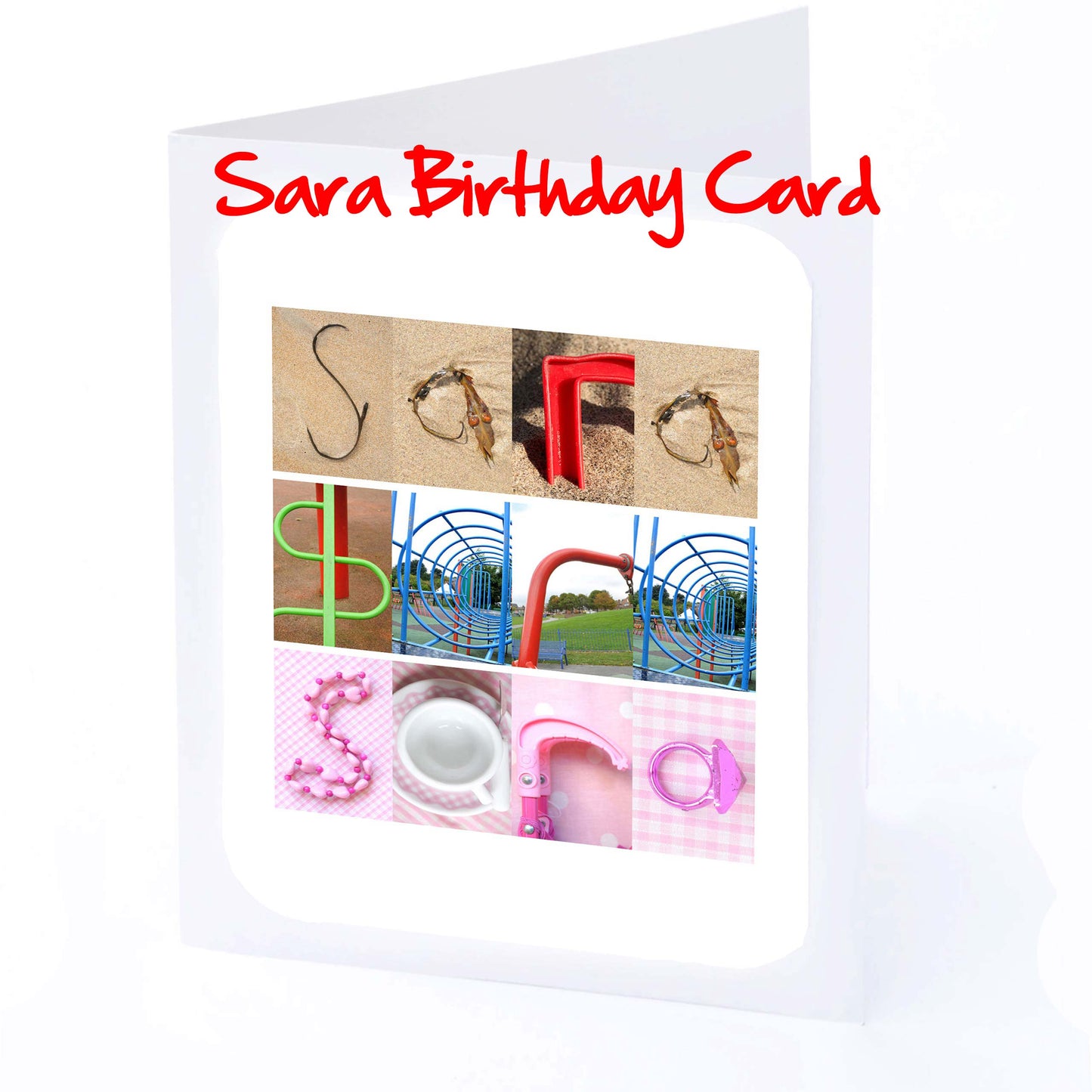 Sadie - Shannon Girls Personalised Card - Sadie, Saffron,Sally, Sara, Sarah, Scarlet, Scarlett, Seren, Shannon Any name - Personalised Cards