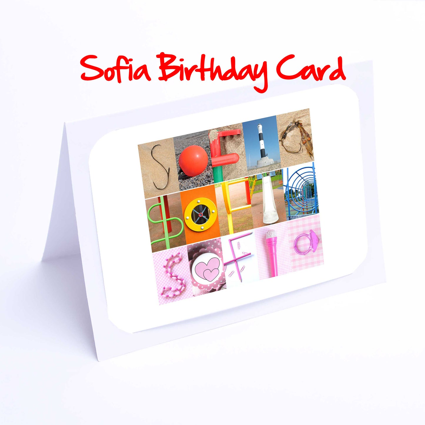 Sian - Sophie Girls Personalised Card - Sian, Sienna, Siobhan, Skye, Sofia, Sofie, Sophia, Sophie, Stacey, Stella, Steph, Summer, Suzannah Any name - Personalised Cards
