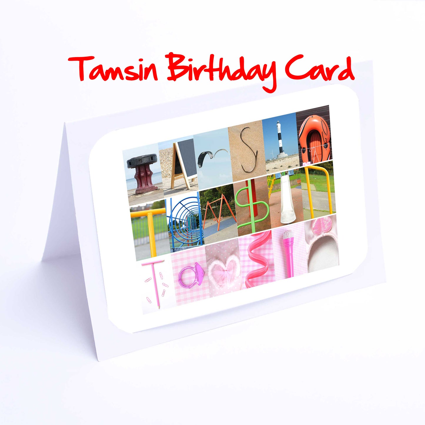 Tamsin - Toya Girls Personalised Card - Tamsin, Tara, Tasha, Tegan, Tess, Tessa, Thea, Theadora, Tia, Tilly, Toni, Toya Any name - Girls Birthday Card