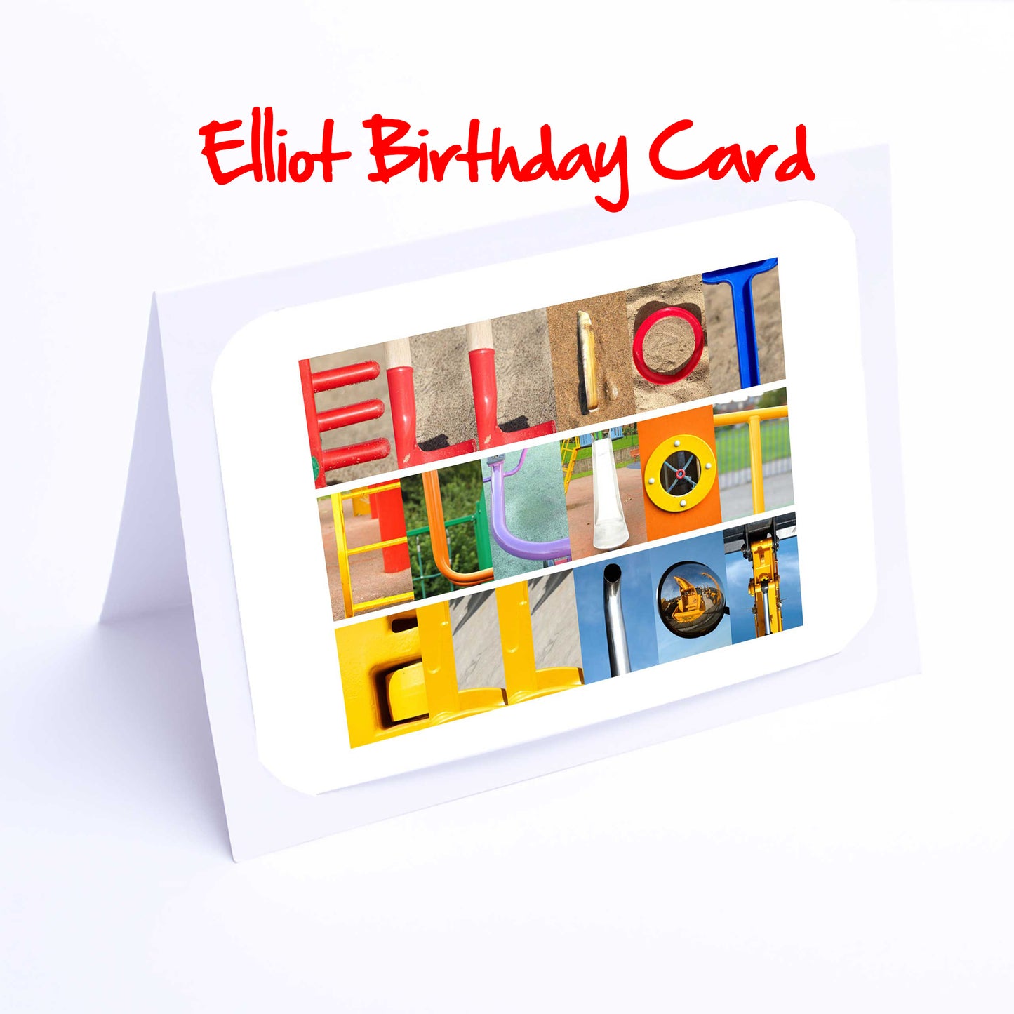 Edw - Ewa Boys Personalised Card - Edward, Elijah, Elliot, Elliott, Ellis, Ethan, Euan, Evan, Ewan Any name - Personalised Birthday Cards