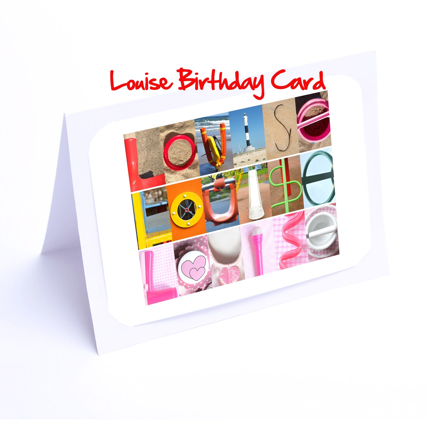 Libby - Lucy Girls Personalised Card - Libby, Liberty, Lilly, Lily, Lisa, Lois, Lorna, Lottie, Lucy Any name - Personalised Girls Cards