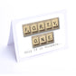 Scrabble Birthday Card Decade  40-49  years Scrabble Cards Any year available