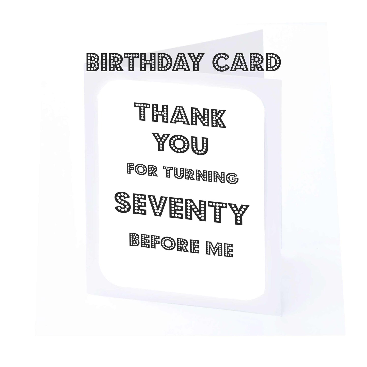 70th Birthday Cards