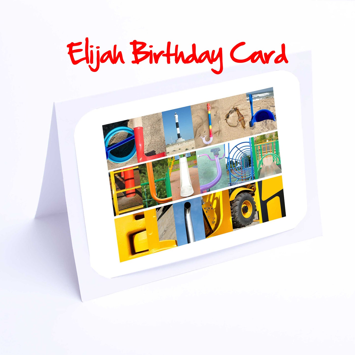 Edw - Ewa Boys Personalised Card - Edward, Elijah, Elliot, Elliott, Ellis, Ethan, Euan, Evan, Ewan Any name - Personalised Birthday Cards