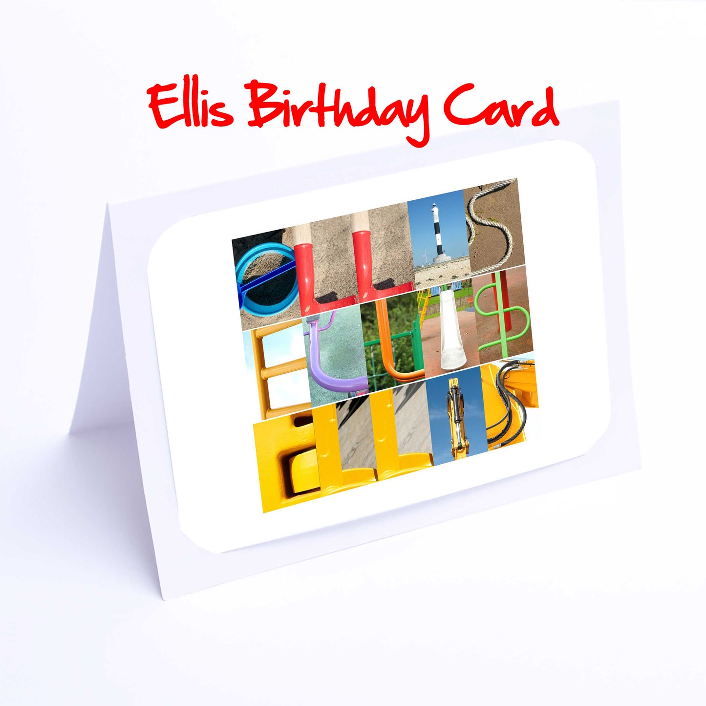 Edw - Ewa Boys Personalised Card - Edward, Elijah, Elliot, Elliott, Ellis, Ethan, Euan, Evan, Ewan Any name - Personalised Birthday Cards