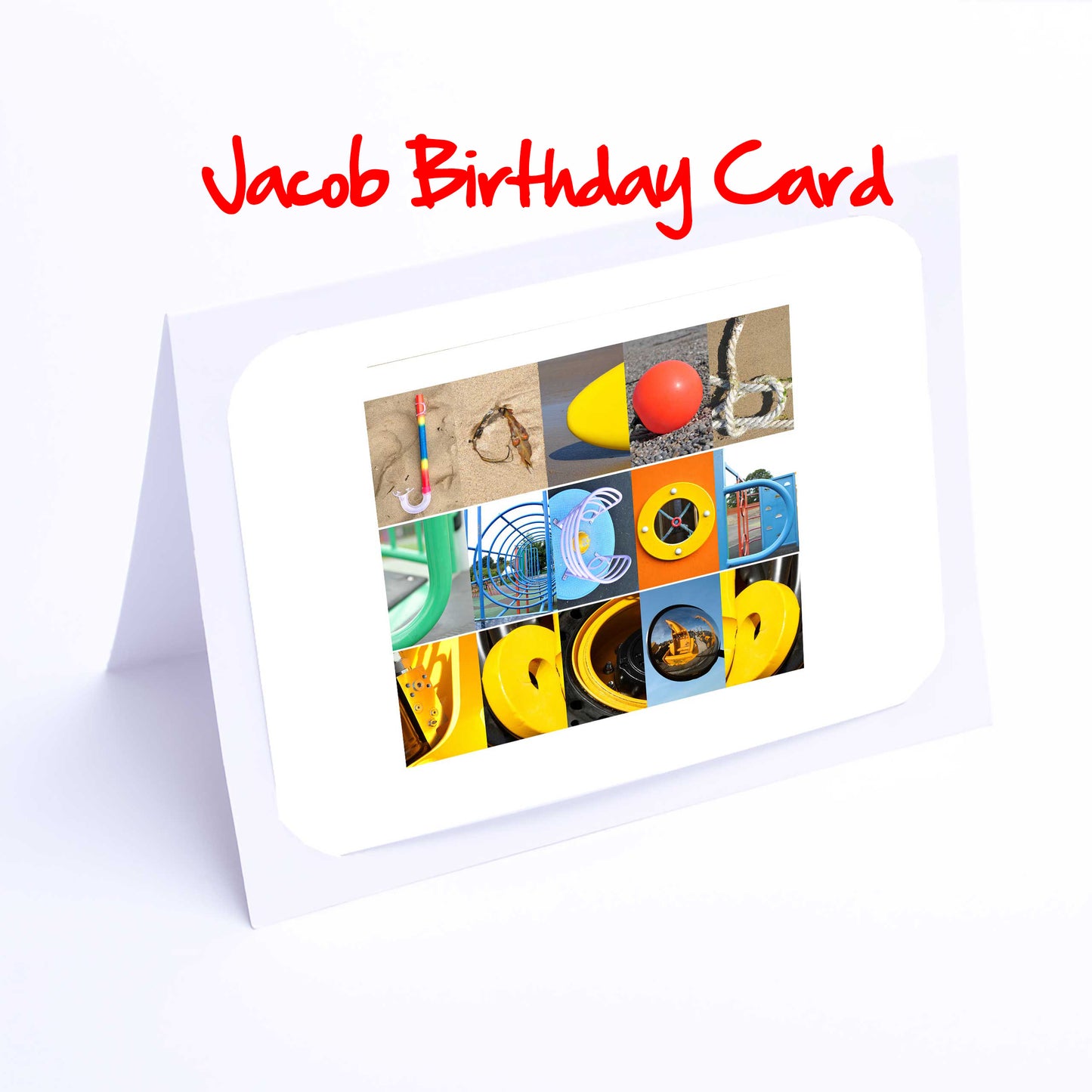 Jac - Jen Boys Personalised Card - Jack, Jacob, Jaimie, Jake, James, Jamie, Jason, Jayden, Jenson Any name - Personalised Birthday Cards