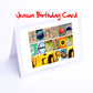 Jac - Jen Boys Personalised Card - Jack, Jacob, Jaimie, Jake, James, Jamie, Jason, Jayden, Jenson Any name - Personalised Birthday Cards