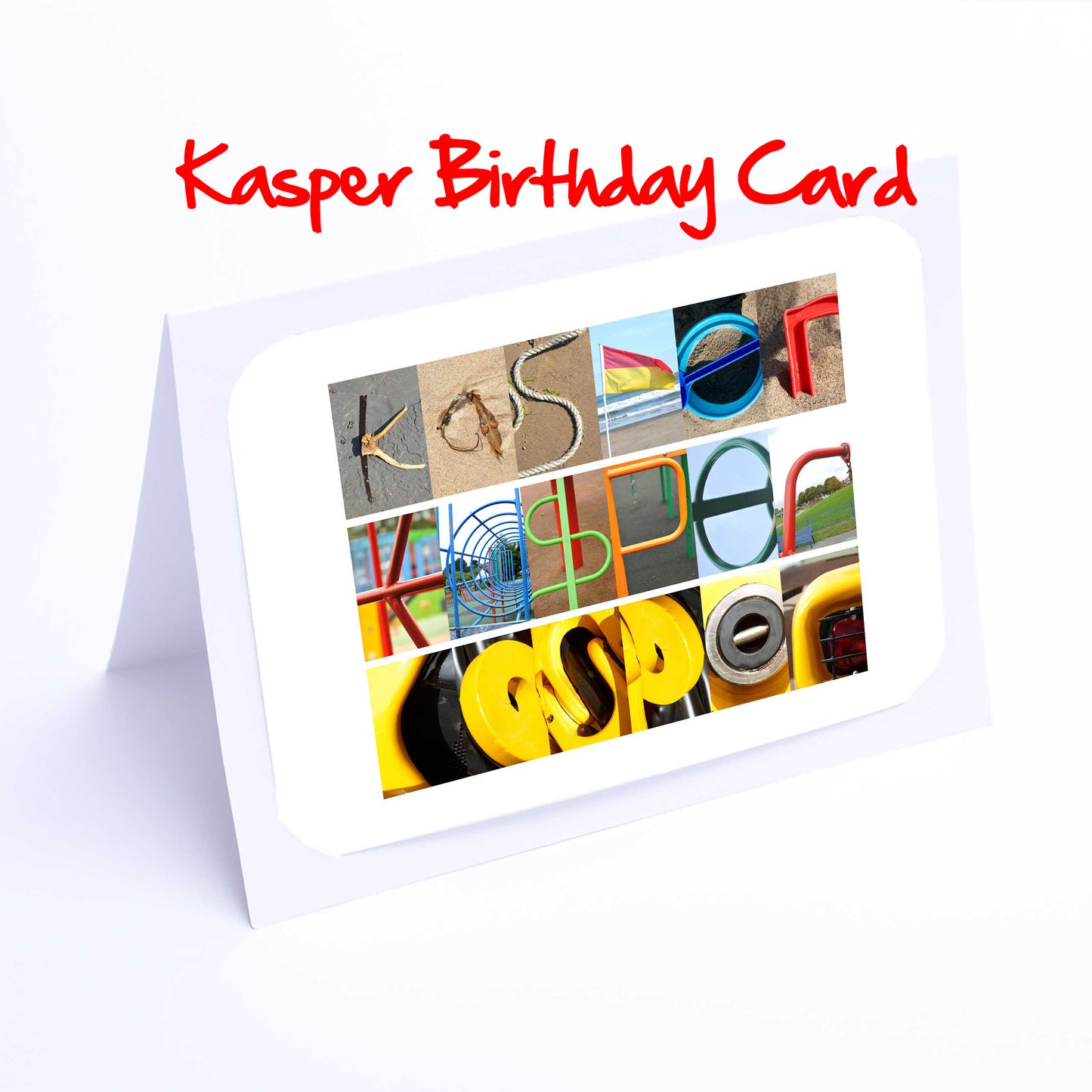 Jos - Kie Boys Personalised Card - Joseph, Joshua, Josh, Joshy, Jude, Julian, Kai, Kasper, Kieran Any name - Personalised Birthday Cards