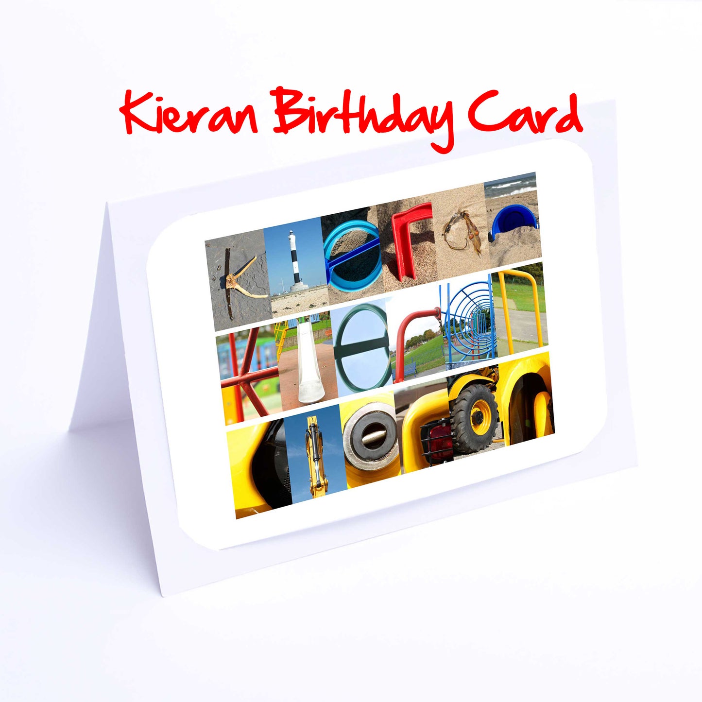 Jos - Kie Boys Personalised Card - Joseph, Joshua, Josh, Joshy, Jude, Julian, Kai, Kasper, Kieran Any name - Personalised Birthday Cards