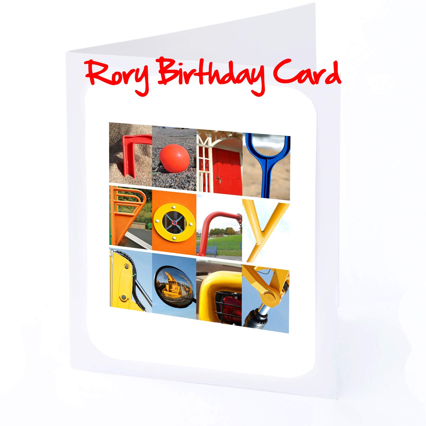 Ree- Rub Boys Personalised Card - Reece, Reuben, Rhys, Richard, Robbie, Rory, Rowan, Ryan, Ruben, Any name - Personalised Birthday Card