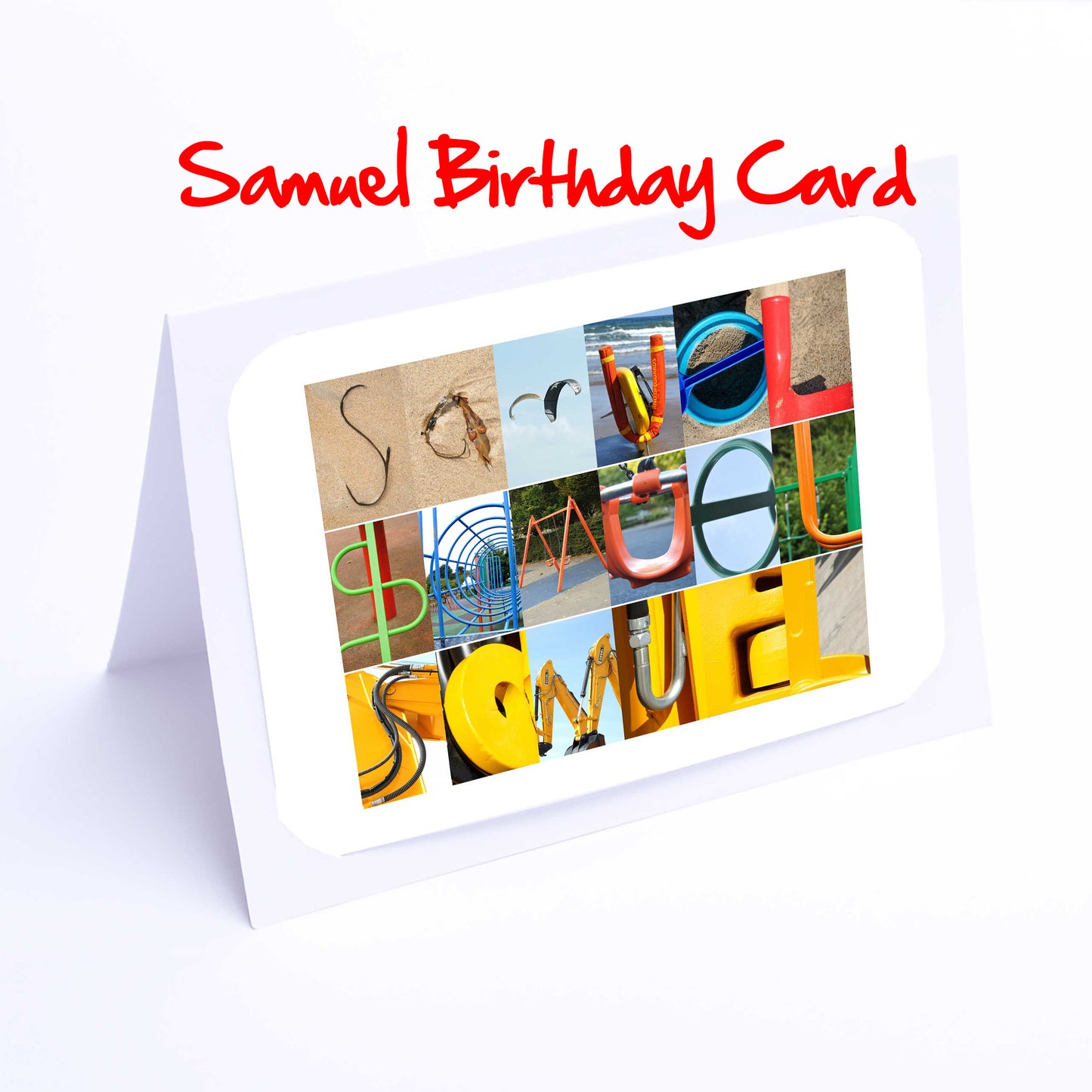 Sam - Stu Boys Personalised Card - Samuel, Sam, Scott, Sebastian, Seth, Simon, Sonny, Stanley, Stuart, Any name - Personalised Birthdays