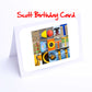Sam - Stu Boys Personalised Card - Samuel, Sam, Scott, Sebastian, Seth, Simon, Sonny, Stanley, Stuart, Any name - Personalised Birthdays