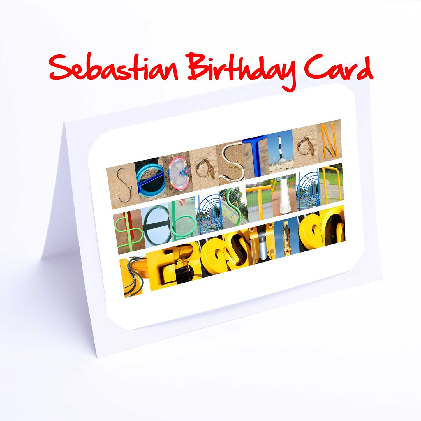 Sam - Stu Boys Personalised Card - Samuel, Sam, Scott, Sebastian, Seth, Simon, Sonny, Stanley, Stuart, Any name - Personalised Birthdays