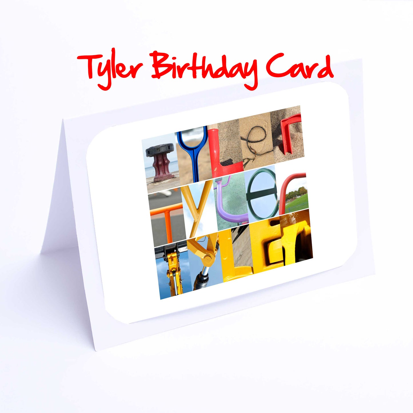 Ted - Tyl Boys Personalised Card - Thomas, Ted, Theo, Thierry, Tobias, Tiby, Tom, Travis, Tyler Any name - Personalised Birthday Card